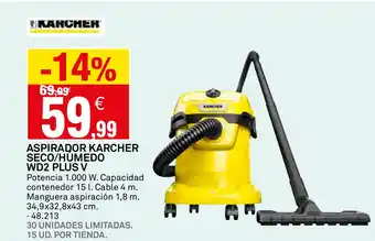 Bricoking KARCHER Aspirador karcher seco/humedo oferta