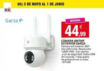 Bricoking Cámara smtwf exterior garza oferta