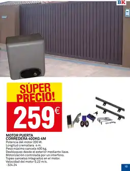 Bricoking Motor puerta oferta
