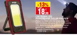 Bricoking Linterna led powerbank solar profer oferta