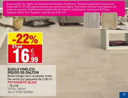 Bricoking Suelo vinílico rigido 55 dalton oferta