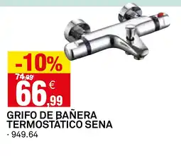 Bricoking Grifo de bañera termostatico sena oferta