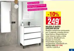 Bricoking Mueble baño dream oferta