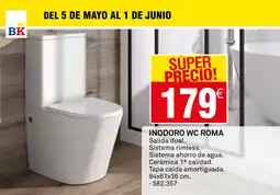 Bricoking Inodoro wc roma oferta