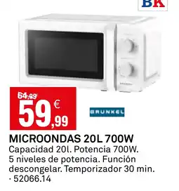 Bricoking Microondas oferta