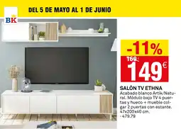 Bricoking Salón tv ethna oferta
