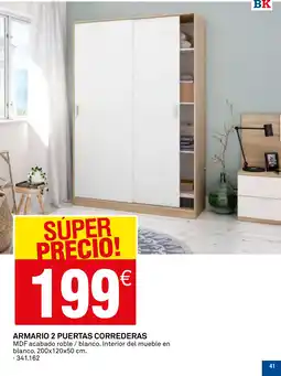Bricoking Armario 2 puertas correderas oferta