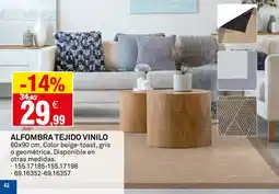 Bricoking Alfombra tejido vinilo oferta