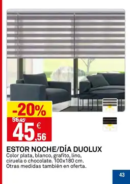 Bricoking Estor noche/día duolux oferta
