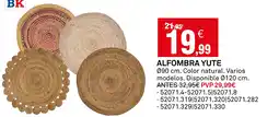 Bricoking Alfombra yute oferta