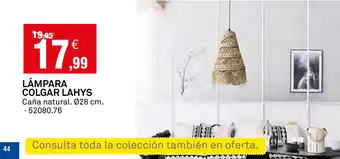 Bricoking Lámpara colgar lahys oferta