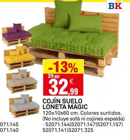 Bricoking Cojín suelo loneta magic oferta
