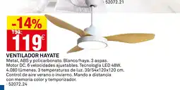 Bricoking Ventilador hayate oferta