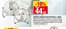 Bricoking Ventilador industrial libis oferta