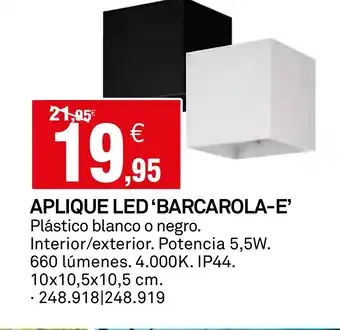 Bricoking Aplique led‘barcarola-e oferta