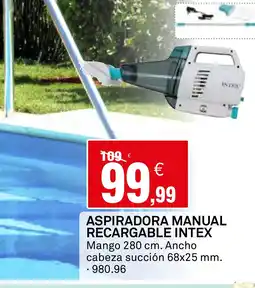 Bricoking INTEX Aspiradora manual recargable oferta