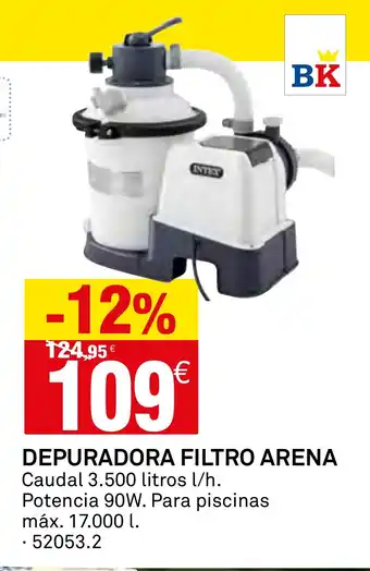 Bricoking Depuradora filtro arena oferta