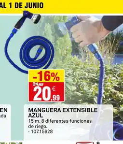 Bricoking Manguera extensible azul oferta