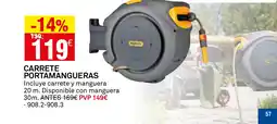 Bricoking Carrete portamangueras oferta