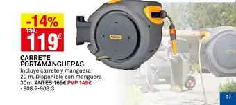 Bricoking Carrete portamangueras oferta