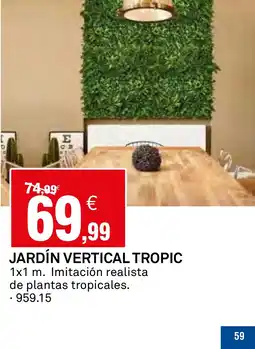 Bricoking Jardín vertical tropic oferta