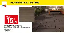 Bricoking Loseta composite oferta