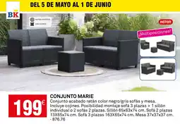 Bricoking Conjunto marie oferta
