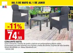 Bricoking Conjunto akita oferta