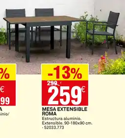 Bricoking Mesa extensible roma oferta