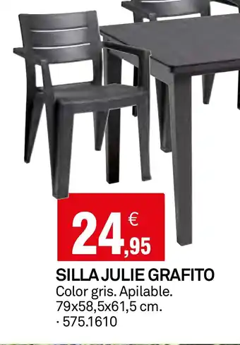 Bricoking Silla julie grafito oferta