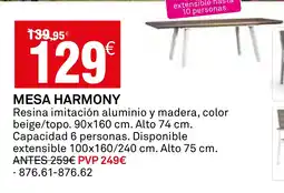 Bricoking Mesa harmony oferta