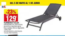 Bricoking Tumbona tulsa oferta