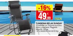 Bricoking Tumbona relax sunday oferta