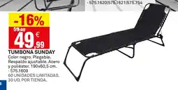 Bricoking Tumbona sunday oferta