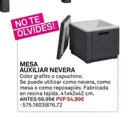 Bricoking Mesa auxiliar nevera oferta