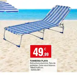 Bricoking Tumbona playa oferta