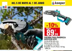 Bricoking Sierra inalámbrica keeper kp6 oferta