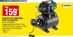 Bricoking Grupo de presión con calderin oferta