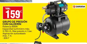 Bricoking Grupo de presión con calderin oferta
