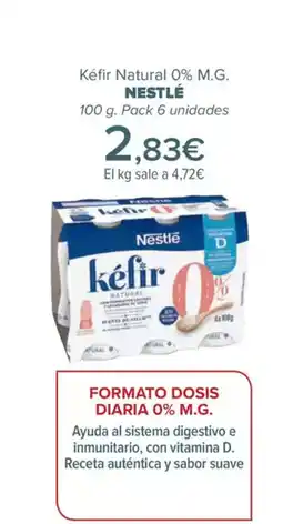 Carrefour NESTLÉKéfir Natural 0% M.G. oferta