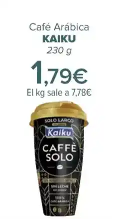 Carrefour KAIKU Café Arábica oferta