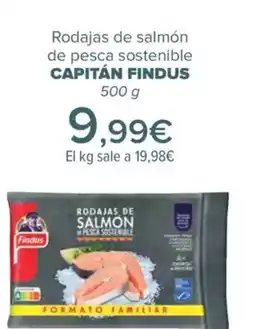 Carrefour CAPITÁN FINDUS Rodajas de salmón de pesca sostenible oferta