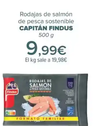 Carrefour CAPITÁN FINDUS Rodajas de salmón de pesca sostenible oferta