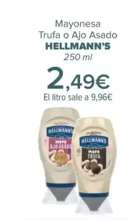 Carrefour HELLMANN'S Mayonesa Trufa o Ajo Asado oferta
