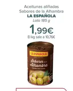 Carrefour LA ESPAÑOLA Aceitunas aliñadas Sabores de la Alhambra oferta