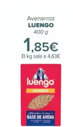 Carrefour LUENGO Avenarroz oferta