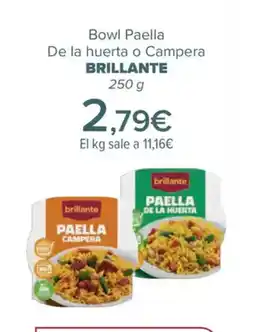 Carrefour BRILLANTE Bowl Paella De la huerta o Campera oferta