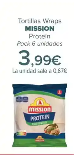 Carrefour MISSION Tortillas Wraps oferta