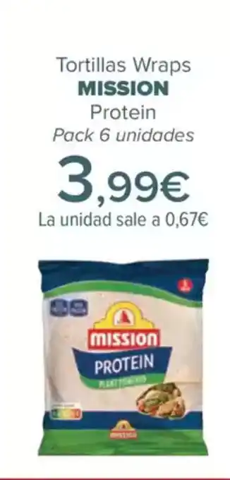 Carrefour MISSION Tortillas Wraps oferta