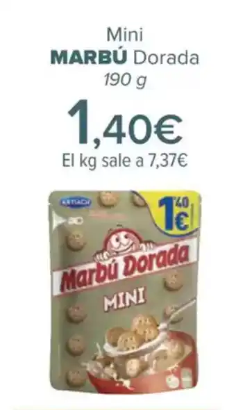 Carrefour MARBÚ MIni Dorada oferta